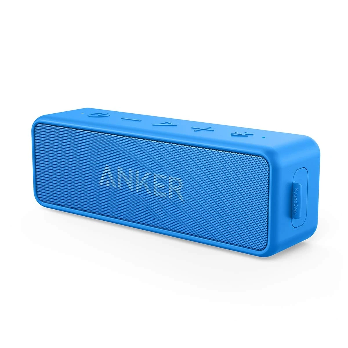 Anker Soundcore 2 Portable Bluetooth Speaker with 12W Stereo Sound, BassUp, IPX7 Waterproof, 24-Hour Playtime, Wireless Stereo Pairing, Speaker for Home, Outdoors, Travel