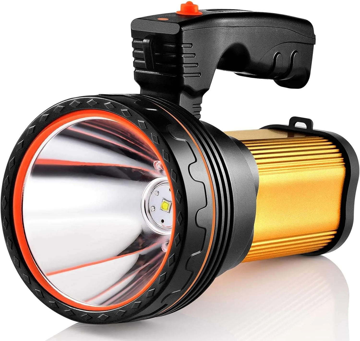 CSNDICE Torch Rechargeable, Torches LED Super Bright, IP65 Waterproof Rechargeable Torch, 10000mAh Long Lasting Flashlight for Outdoor Emergency, Camping, Power Cuts, Hiking.