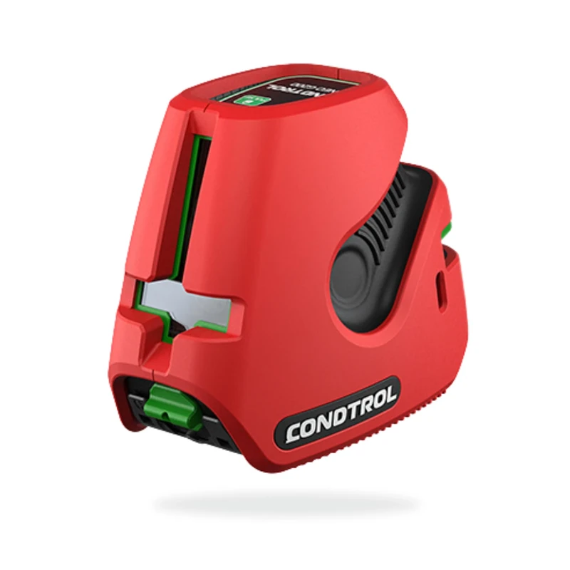 CONDTROL - NEO G200 Green Line Laser - Level Range 30 m - 2 Lines That Light Up Independently - 2 Modes - Ideal for Construction Sites - Delivered with Accessories