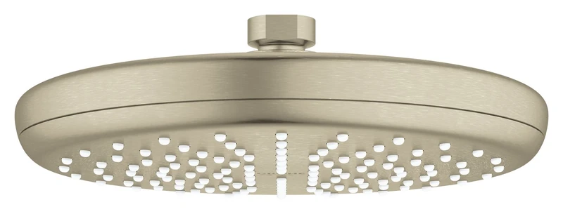 GROHE Tempesta 210 Head Shower with Rain Spray, Water Saving 210mm Shower Head in Brushed Nickel, Easy to Fit and Clean, Made in Germany, 26409EN0 - Image 1