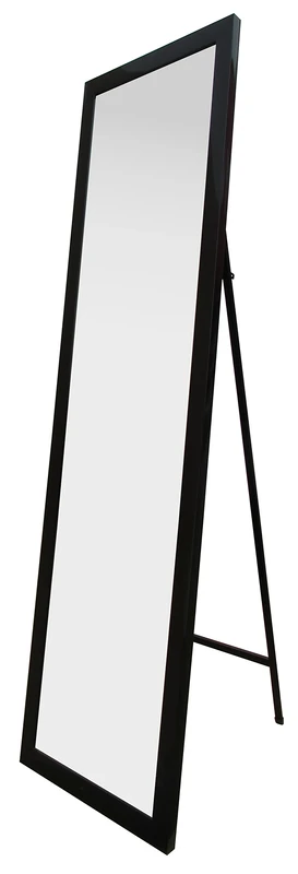 King Home s1710536 Floor Mirror with Frame, black, 40 x 150h