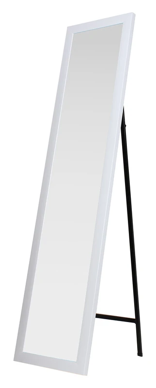 King Home s1710527 Floor Mirror with Frame, white, 30 x 150h - Image 1