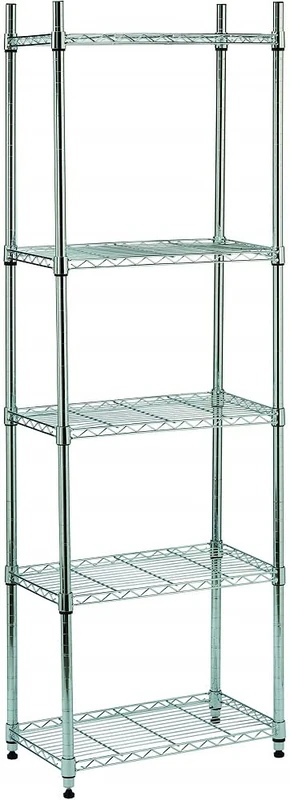 King Home s1775002 Chrome Shelving 5 plans, 60 x 35 x 180H