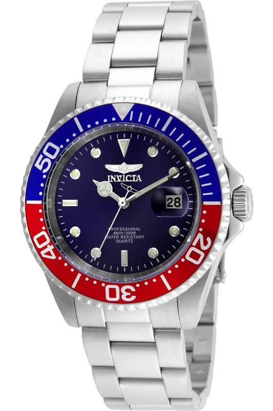 Invicta Pro Diver 24946 Men's Watch - Waterproof - Analogue - Quartz Movement - stainless steel with Blue dial - 40mm - Image 1