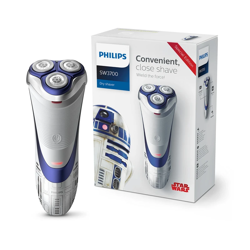 Philips Star Wars Special Edition R2D2 Men’s Electric Shaver (UK 2-Pin Bathroom Plug)