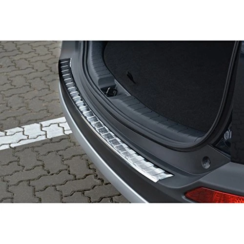 Avisa 2/35277 Stainless Steel Rear Bumper Protector Toyota Rav 4 2013 2015 'Ribs', Silver