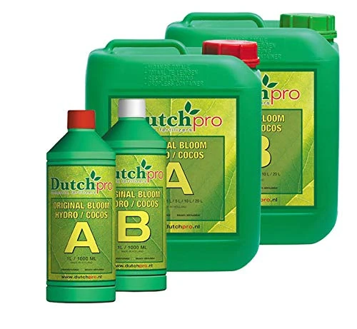 Dutch Pro Hydroponics Coco Grow A & B 1L 5L 10L 20L Growth Nutrient UK (A+B 1L)