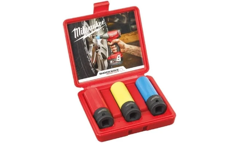 Unbekannt Milwaukee Shockwave Automotive Impact Socket Set, 3 Piece