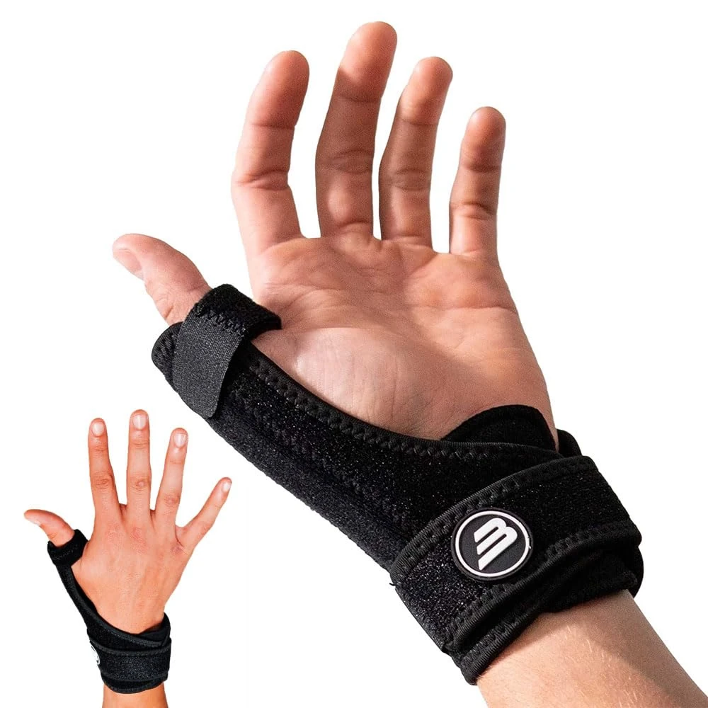 Bionix Thumb Support for Arthritis - Hand & Wrist Brace for Trigger Thumb, De Quervain's Tenosynovitis, Tendonitis, Carpal Tunnel, Injuries & Pain - Breathable Thumb Splint Left & Right Hand Support