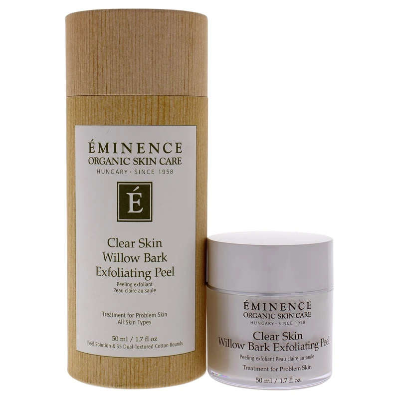 Eminence Clear Skin Willow Bark Exfoliating Peel For Unisex 1.7 oz Exfoliator