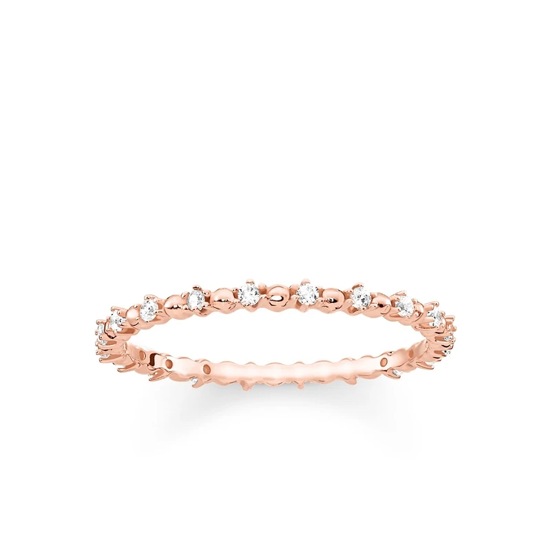 THOMAS SABO Women Silver Piercing Ring - TR2153-416-14-58