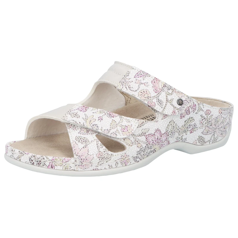 Berkemann 1027 Women’s Mules, White (Weiß/Cracke 244), 6 UK