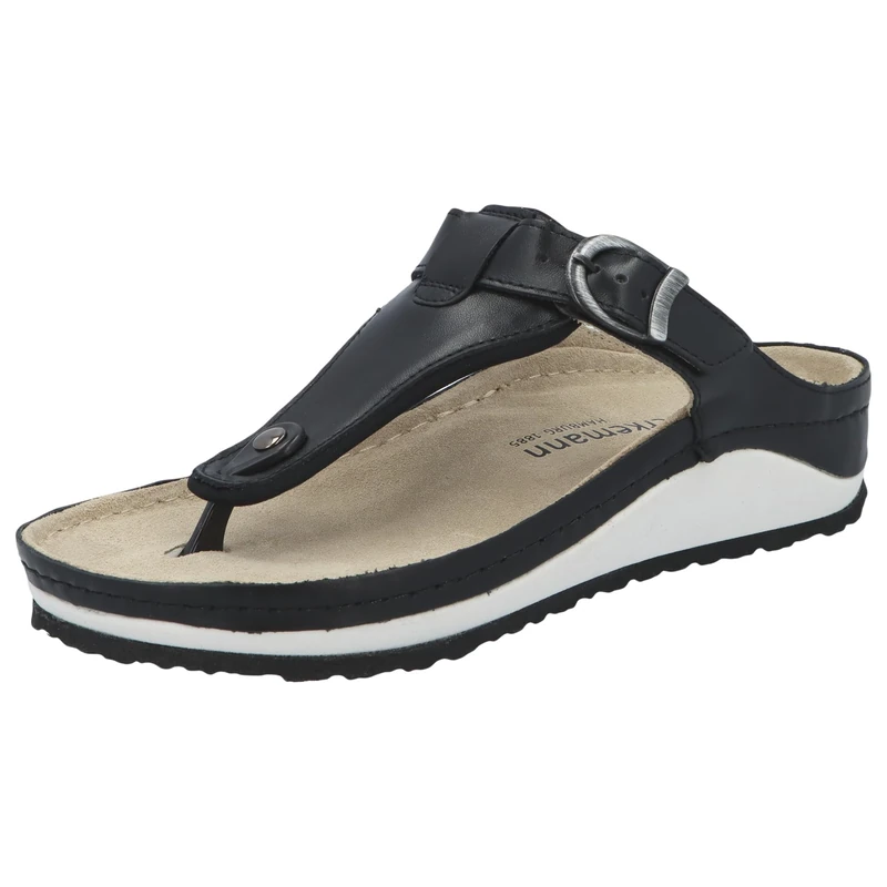 Berkemann Women's Mila Flip Flops, Black 901, 7 UK