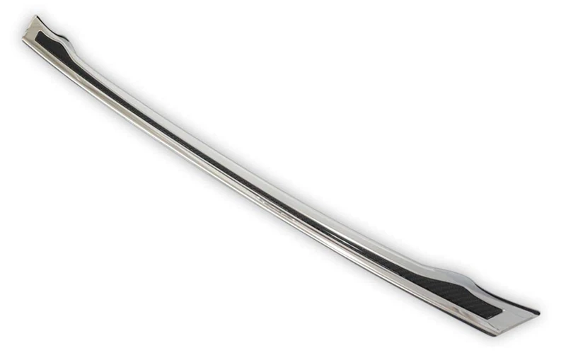 'Deluxe' Avisa 2/44087 Stainless Steel Rear Bumper Protector Toyota HR 2016, Chrome/Carbon