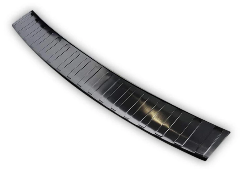 Avisa 2/45099 Black Stainless Steel Rear Bumper Protector Skoda Superb 3 V Liftback 2015 'Ribs', Black