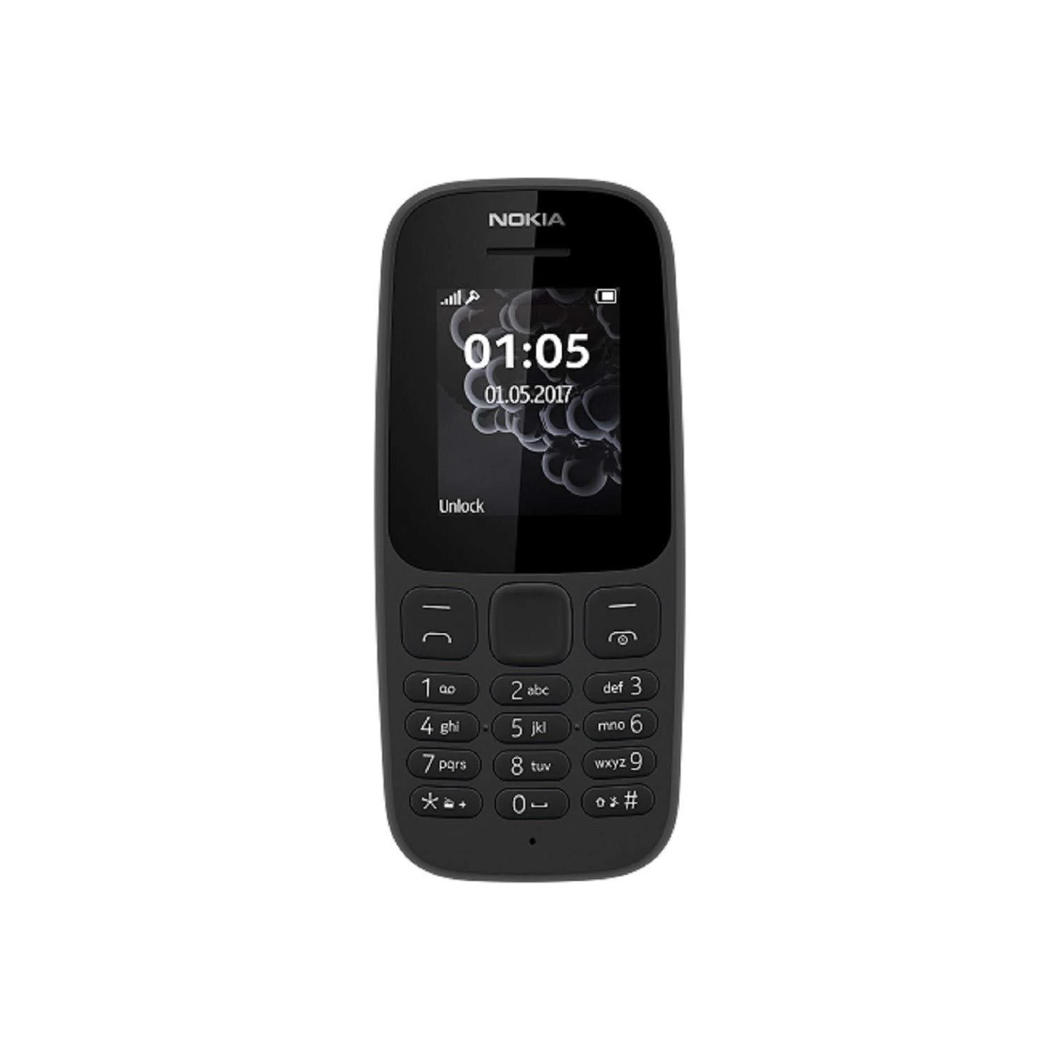 Nokia 105 Single SIM Mobile Phone (2017 Edition) - Black