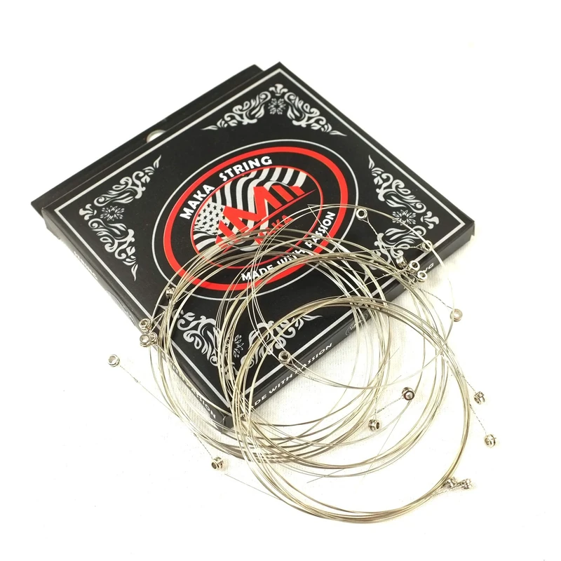 20-Pack Single Electric Guitar Strings Bulk .009 High E (Extra Light) 09 Gauge, Individual Package