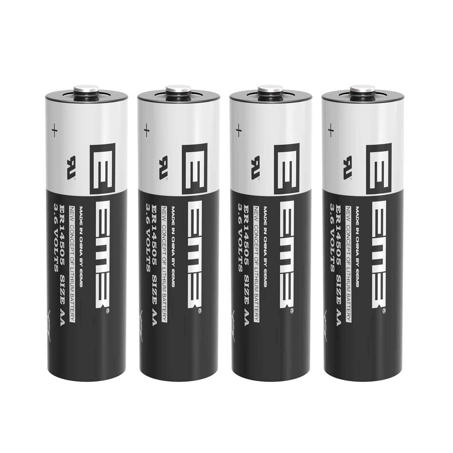 EEMB ER14505 AA 3.6V 2700mAh Lithium Battery Li-SOCL₂ Non-Rechargeable Battery SB-AA11 LS14500 TL-5903 SL-360 ER14500 for Water Electricity Meter Gas PLC Facility Equipment Spare Generic Battery (4)