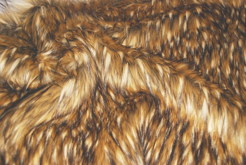CRS VENDOR LTD. Super Luxury Faux Fur Fabric Material - ALSATIAN FLECK - Image 1