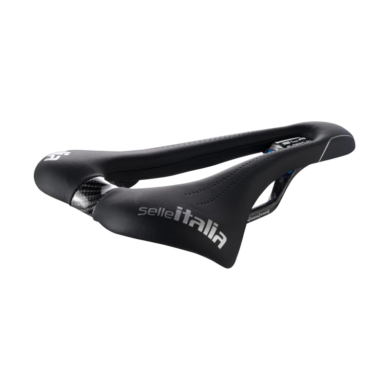Selle Italia Unisex Adult SLR Kit Carbonio Superflow CK7X9 Bike Saddle - Black, Size S3