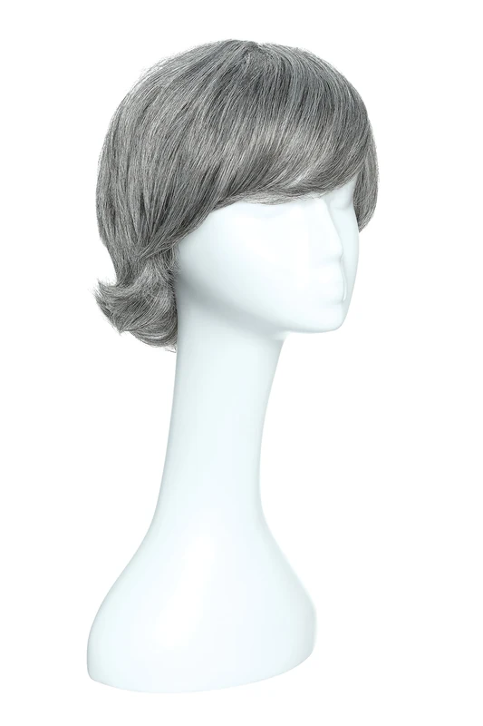 American Dream Sara Part Monofilament Synthetic Wig, Black Pepper
