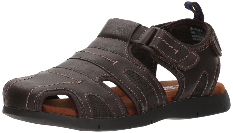 Nunn Bush Men's Rio Grande Closed Toe Fisherman Sandal, Brown, 7 UK