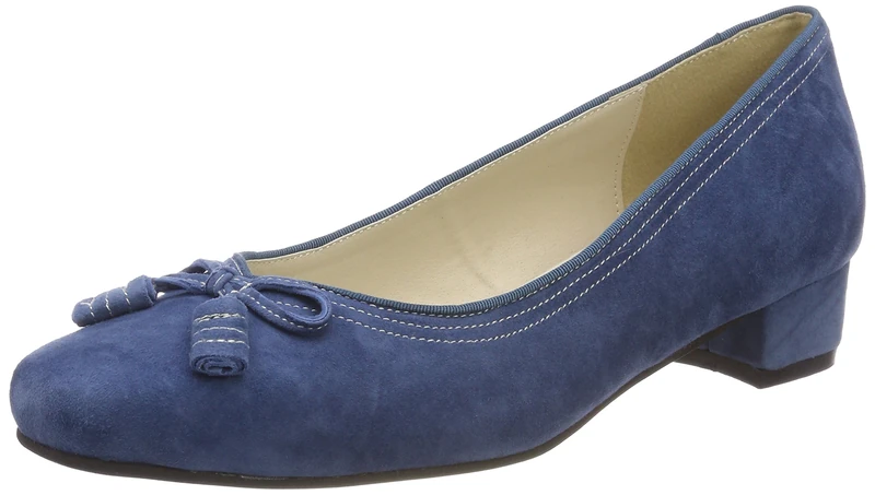 Hirschkogel Girls' 3001514 Court Shoes, Blue Jeans, 3 UK - Image 1