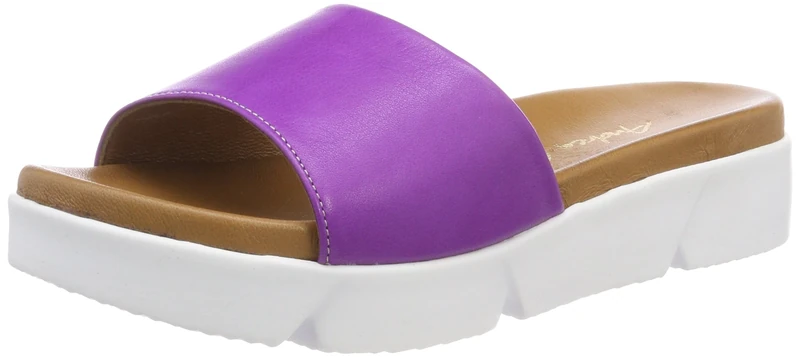 Andrea Conti Women's 1745714 Mules Purple Size: 7.5 UK