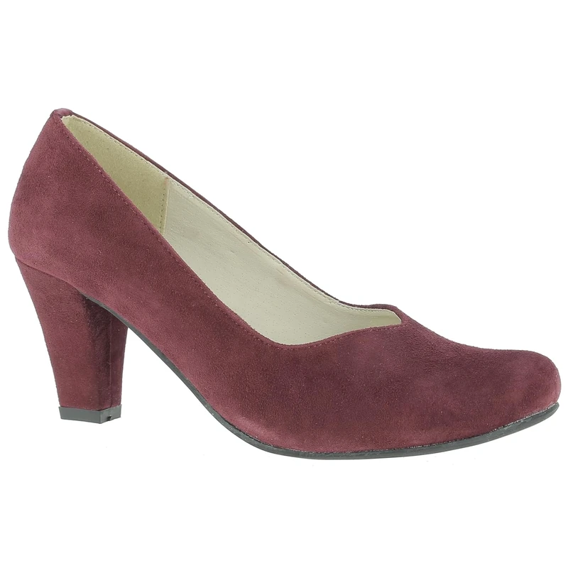 Hirschkogel Women's 3000507 Closed Toe Heels, Red Bordo, 5 UK
