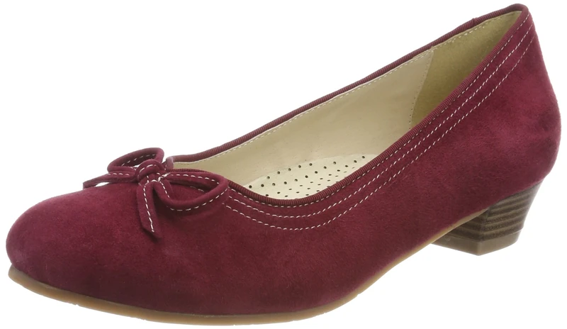 Andrea Conti Women's 3003403 Court Shoes, Red Bordo, 3.5 UK