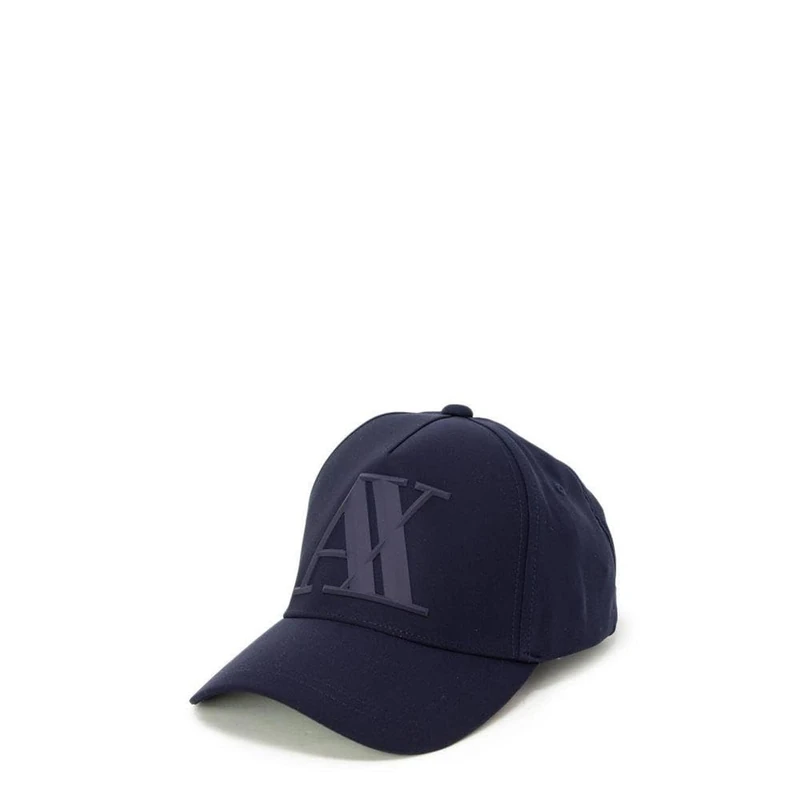 Armani Exchange Men's Rubber Logo Ax Cap Baseball Cap Not Applicable, Blue (Navy - Navy 37735), One Size (Manufacturer Size: TU)