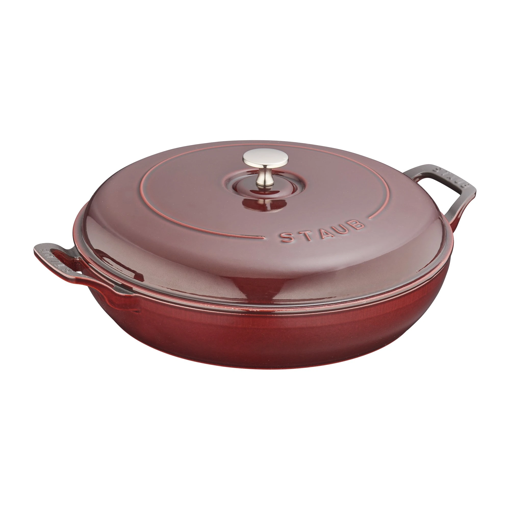 (Grenadine) - Staub Cast Iron 3.5l Braiser - Grenadine
