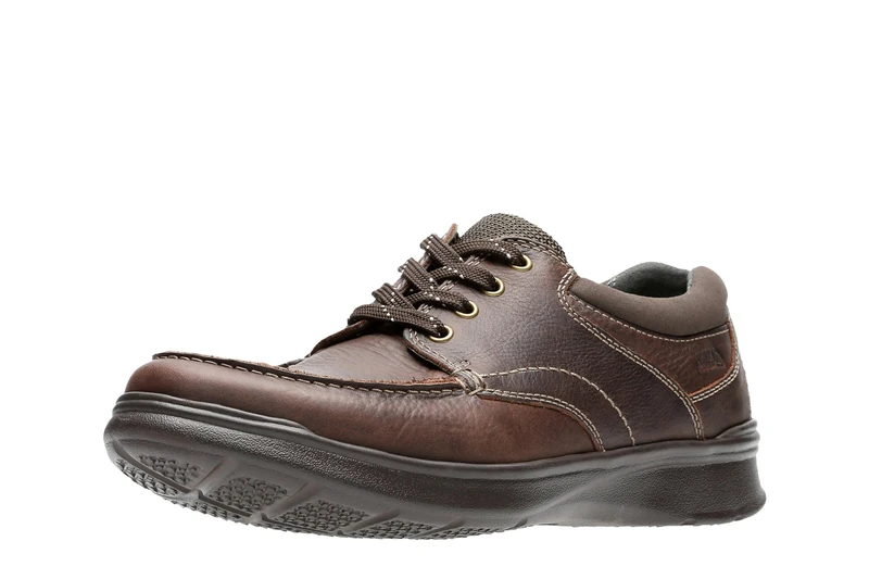 Clarks Cotrell Edge Mens Brown Oily, 14