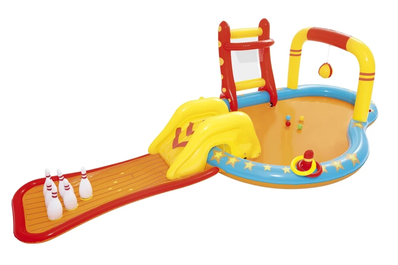 Bestway LiL Champ Water Play Centre, Inflatable Water Park with Slide and Multiple Activities, Paddling Pool for Kids, Ages 2+