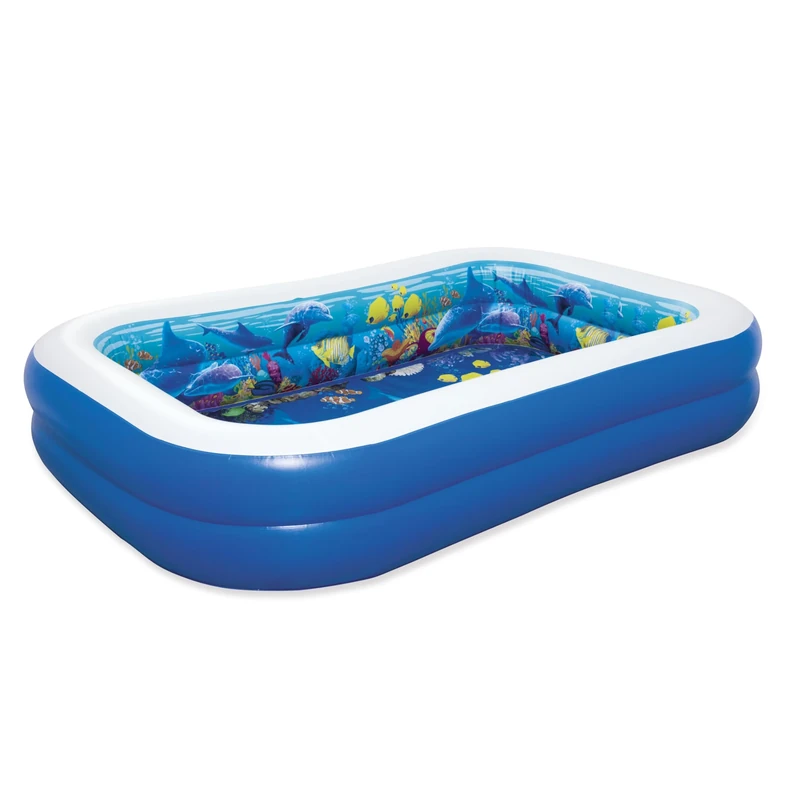 Bestway® 8'7" x 69" x 20"/2.62m x 1.75m x 51cm 3D Undersea Adventure Pool