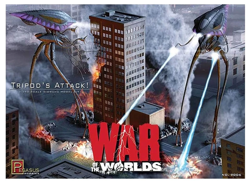 Pegasus 1: 350 Alien Tripods Attack Diorama Kit - Image 1