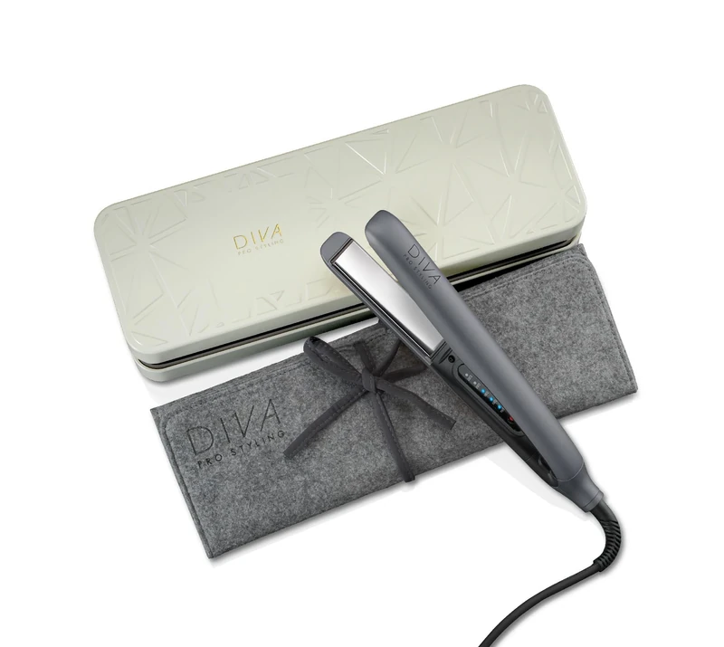 Straighteners By Diva Professional Styling Precious Metals Professional Touch Straightener Titanium, 4.74kg, PRO202