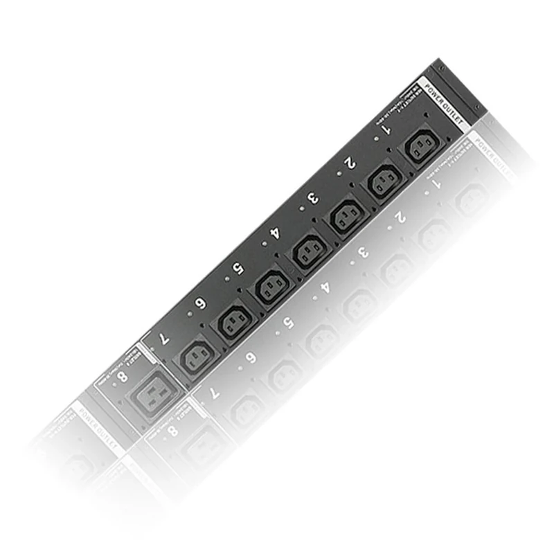 ATEN PE6324LG 24-Outlet Metered and KVM Switched Low Profile eco PDU - Black