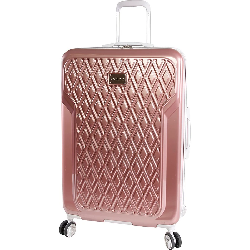 Bebe Women's Luggage Stella 29" Hardside Check in Spinner, Rose Gold, One Size, Luggage Hardside Check in Spinner