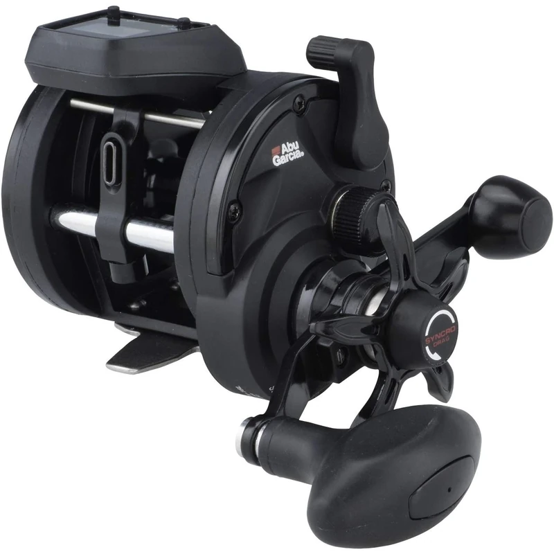 Abu Garcia Ambassadeur Altum DLC, Fishing Reel, Conventional Reels, Conventional Fishing, Unisex, Black^Silver, 20 | Right Hand
