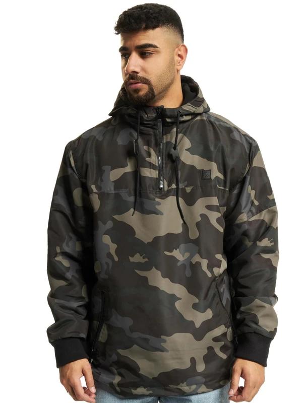 Brandit Luke Windbreaker, color: darkcamo, size: M