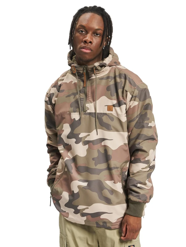 Brandit Luke Windbreaker, Color: li.woodlan, Size: XXL