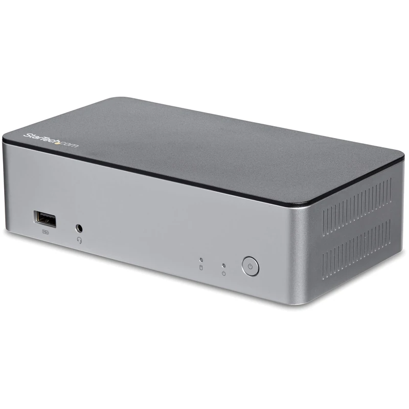 StarTech.com Dual Monitor USB C Dock - 4K - Dual DisplayPort - 2.5in SSD / HDD Bay - with Power Delivery - Laptop Docking Station (MST30C2HDPPD) - Image 1