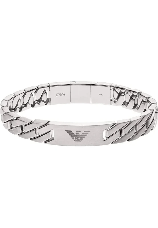 Emporio Armani Men's Stainless steel or Leather with link closure bracelet