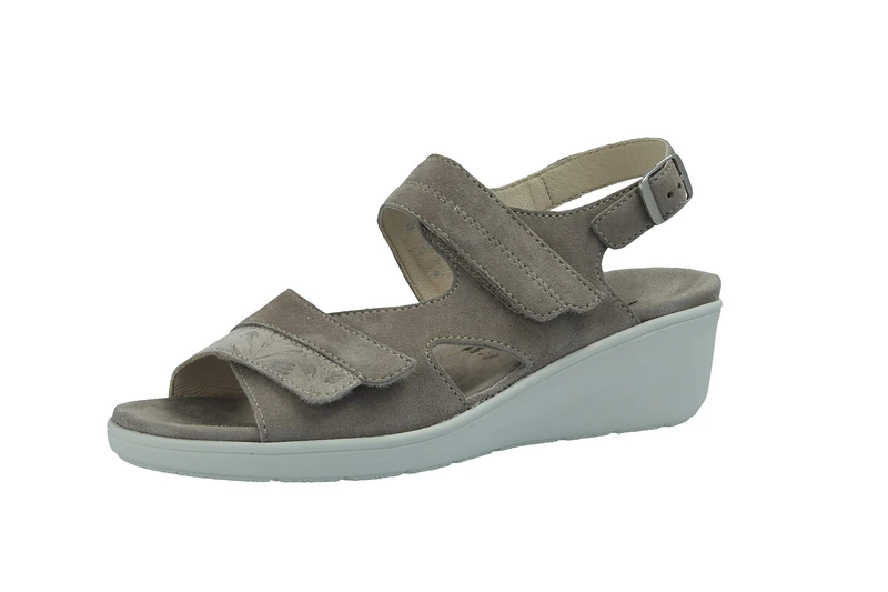 Semler Women's Ramona Ankle Strap Sandals, Beige Panna, 9 UK