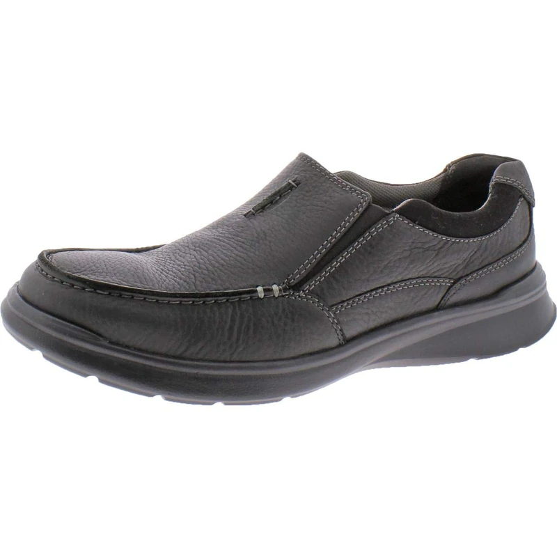 Clarks Men's Cotrell Free Loafers, Black Oily Leather, 6.5 UK