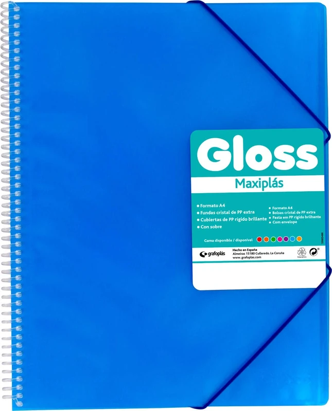 Grafoplás Folders of Covers 40 Fundas Blue