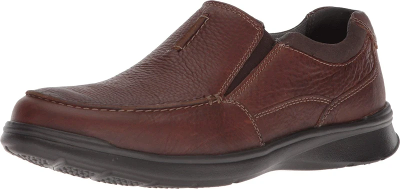 Clarks Men's Cotrell Free Loafers, Tobacco Leather, 9.5 UK
