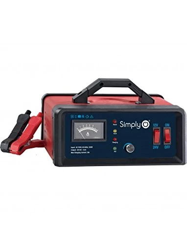 Simply BTC-1003A Metal Case Smart Battery Charger, 13 A