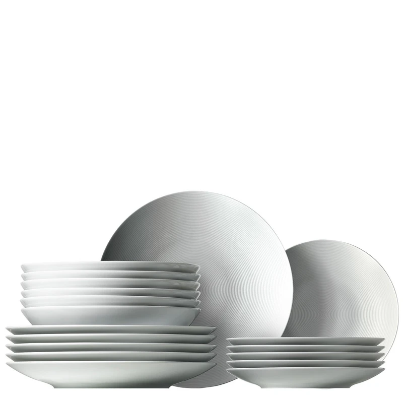Thomas Loft by Rosenthal Set 18 pcs, Tableware Set, Plates, Porcelain, White